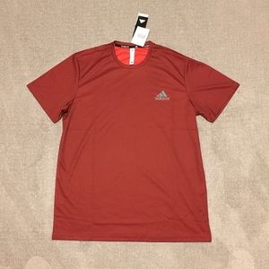 Men’s Large Adidas Red Climalite T-Shirt w/tags